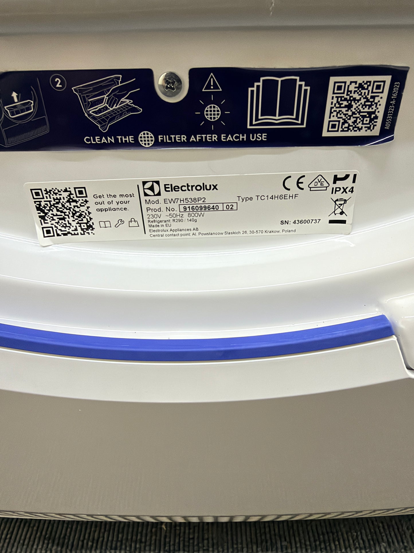Electrolux 700-serien värmepumpstumlare – 8 kg - 2024 Modell