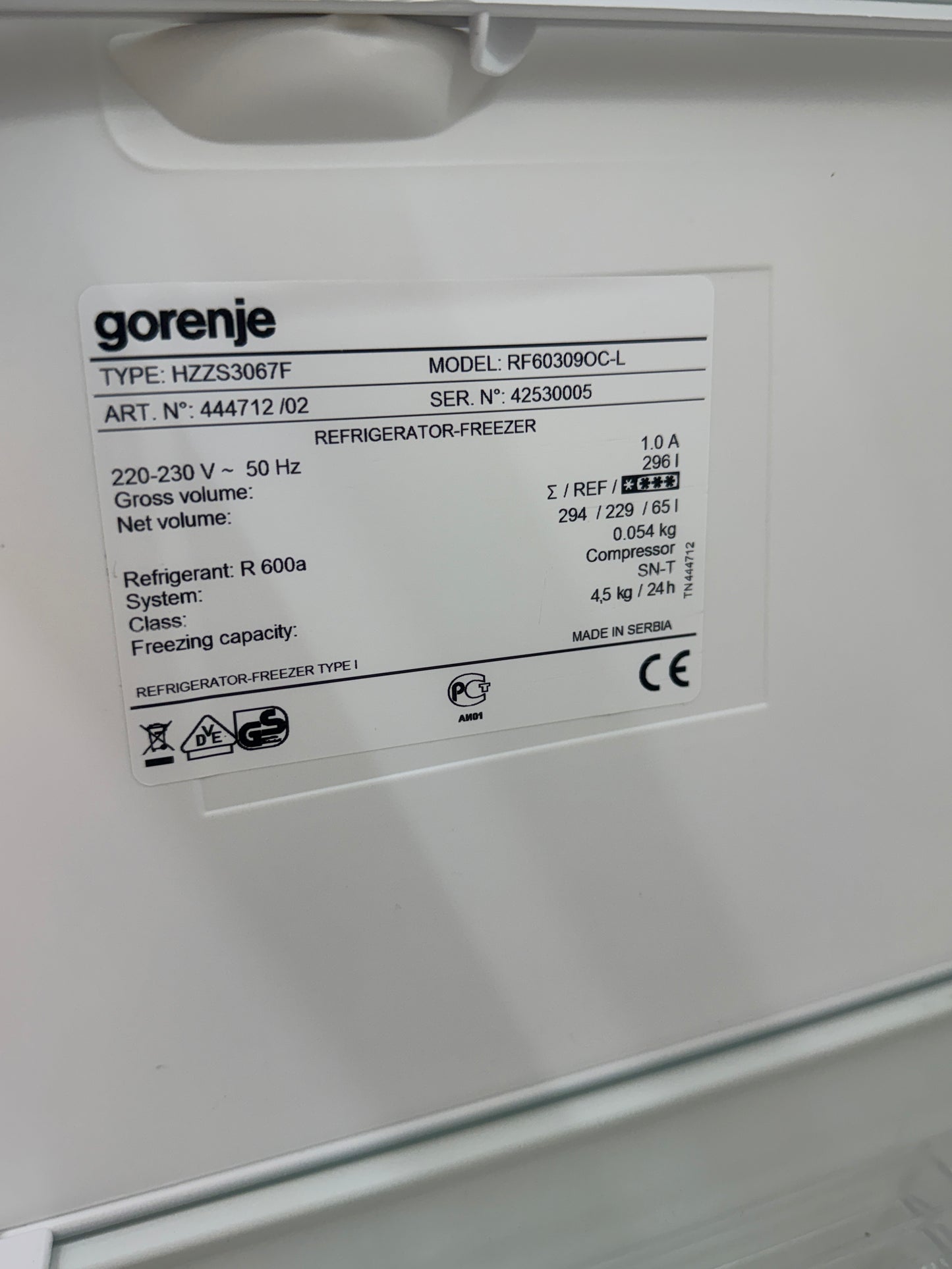 đ Gorenje Retro kyl/frys â elegant design i creme! đ