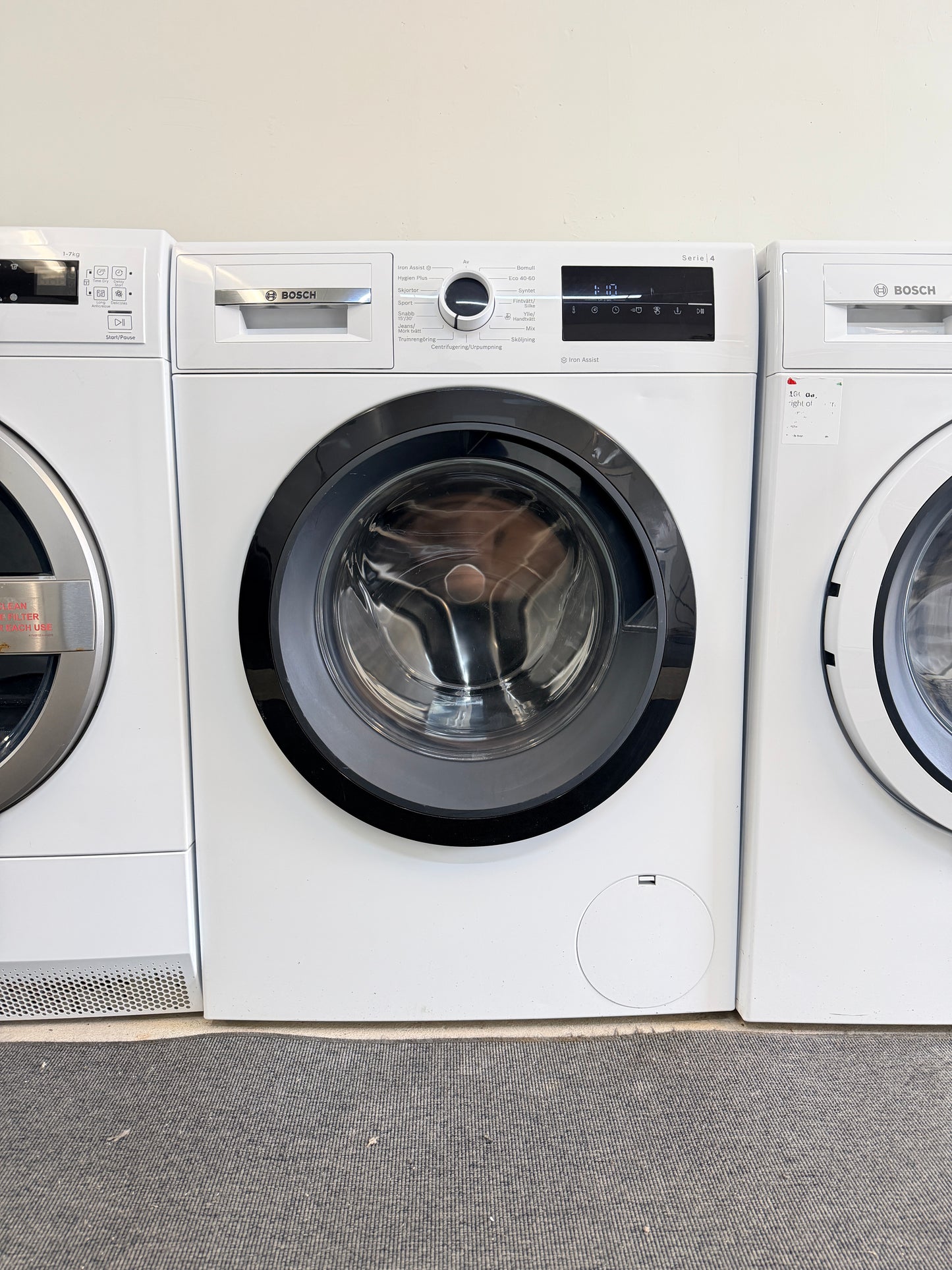 Bosch S4 tvättmaskin 2024 modell