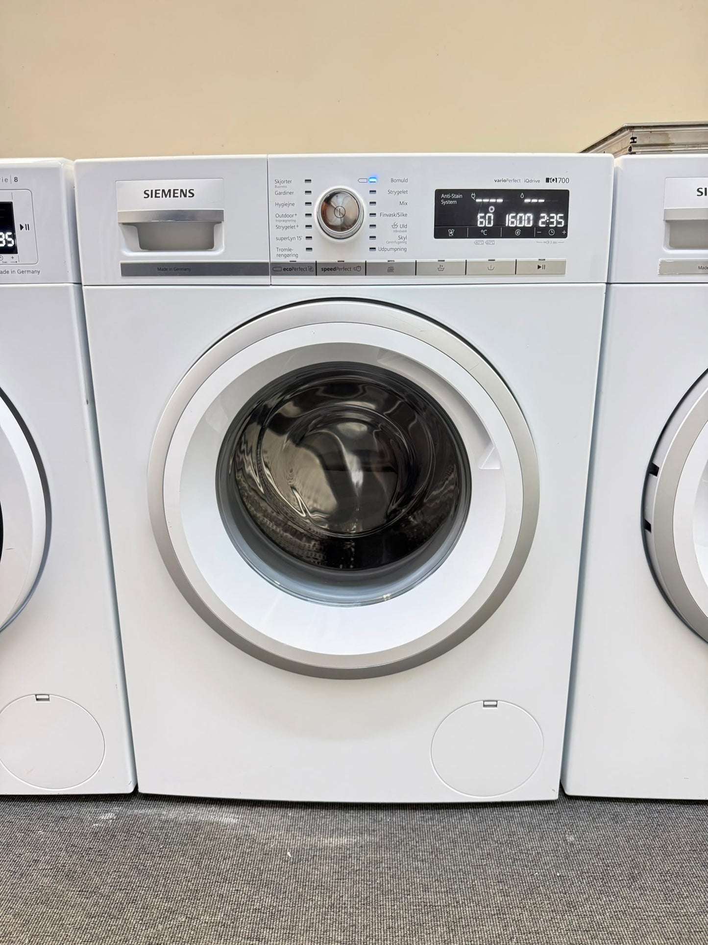 🧺 Siemens iQ700 Tvättmaskin – 9 kg | 1600 varv | Premiummodell