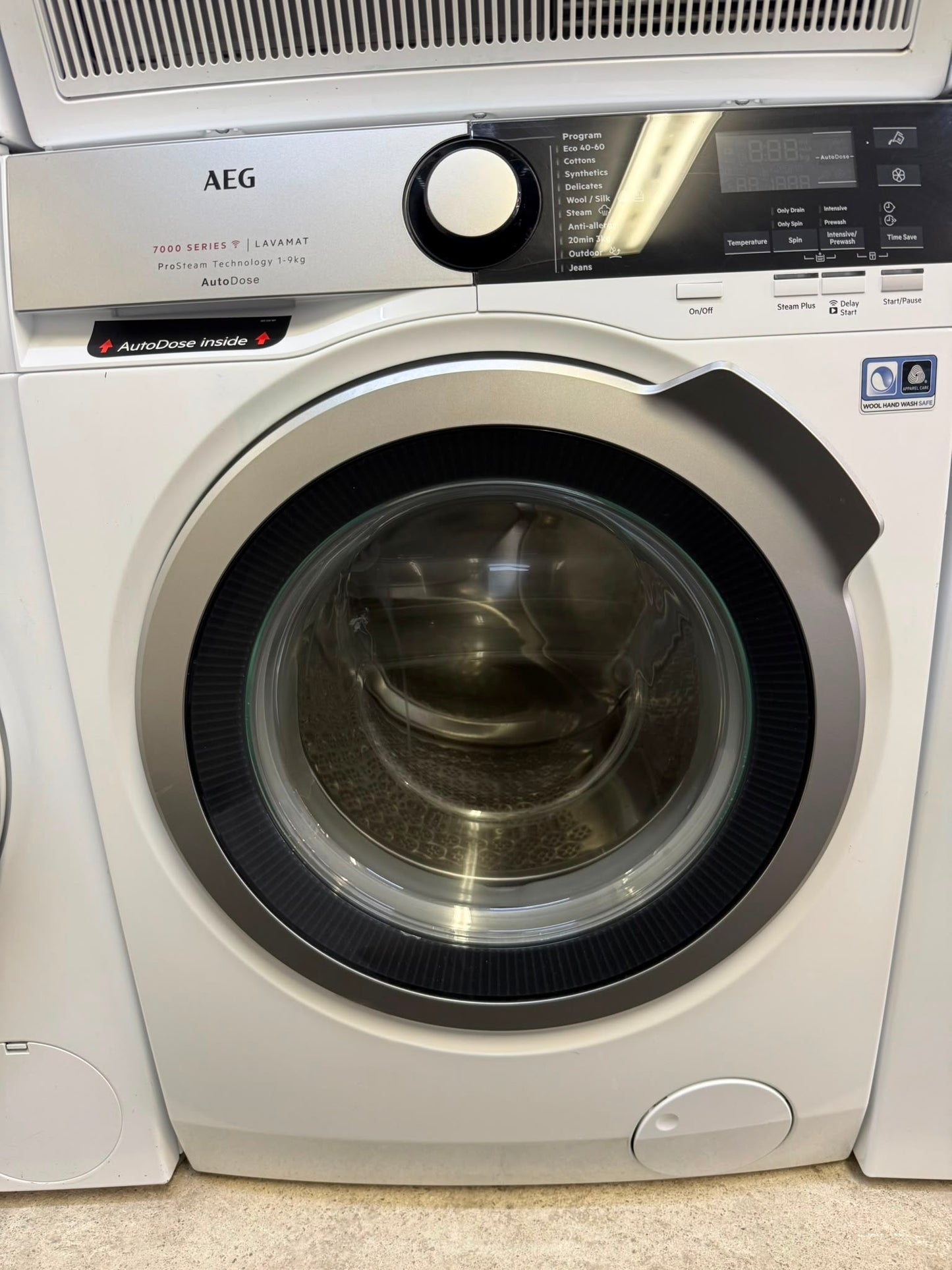 🌟 AEG 7000 Series ProSteam AutoDose – Tvättmaskin 9 kg 🌟