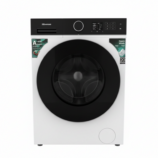 Hisense WF5I1045BWQ – 10,5 kg | Auto Dose | Energiklass A årsmodell 2025⭐