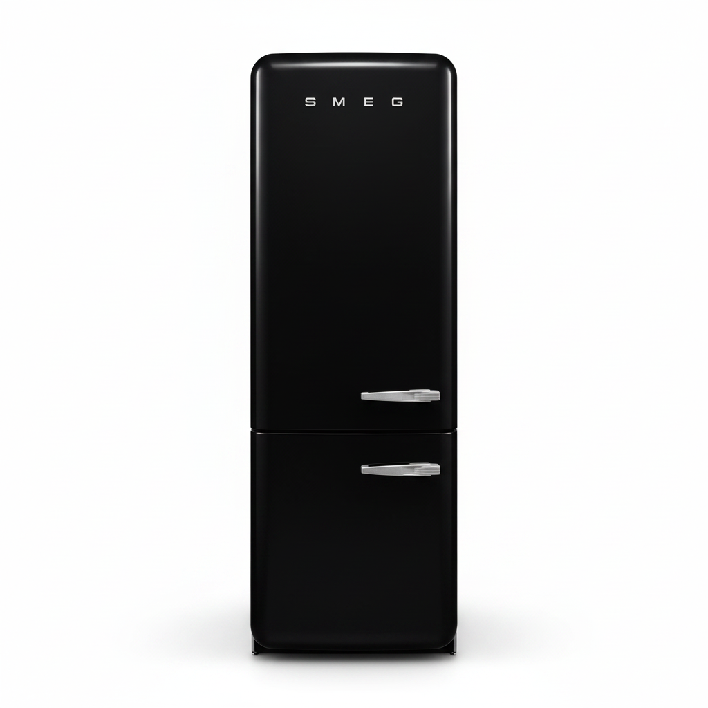 ✨ SMEG RETRO KYL/FRYS – SVART ✨