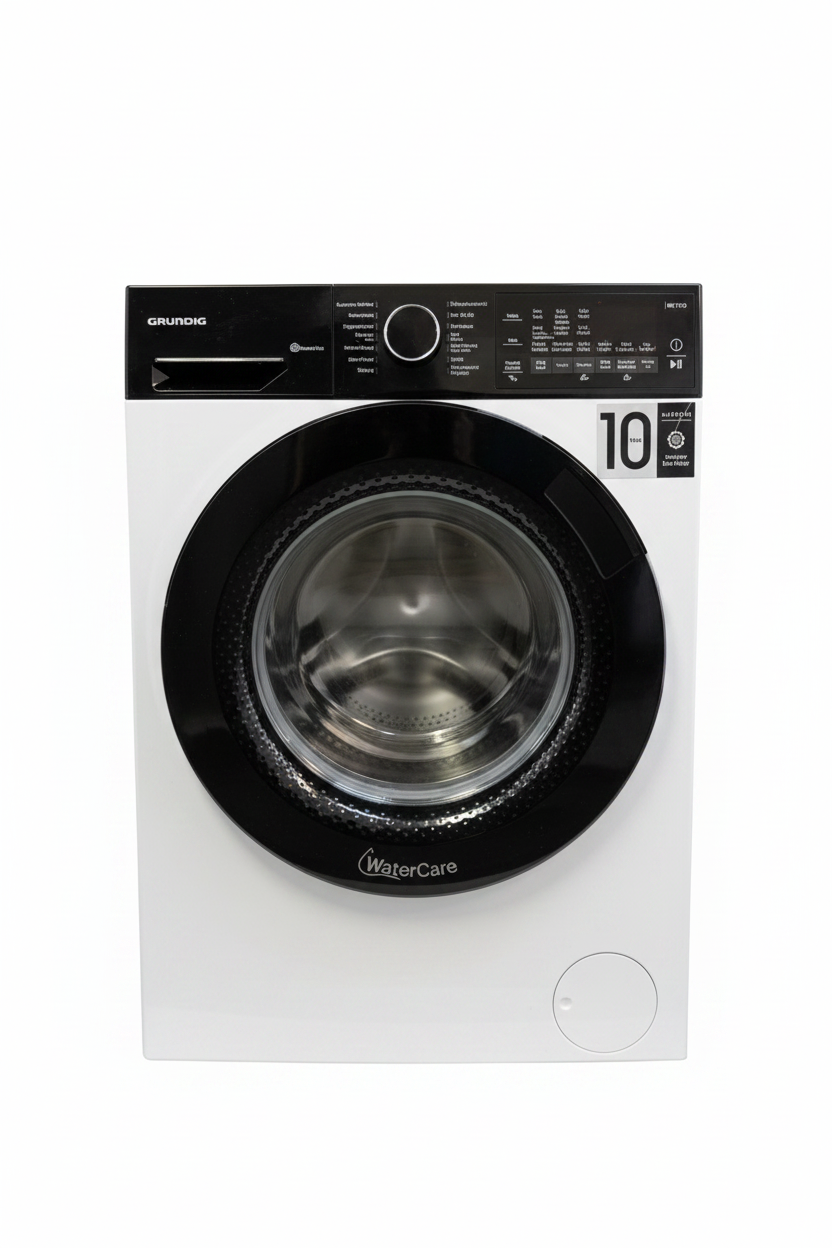🌟 Grundig Tvättmaskin 10 kg med AutoDose (iDos) – Modell GWP810616WW 🌟